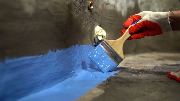 Commercial Exterior Waterproofing project at a Clayton, OH business property by SJ Waterproofing Pros